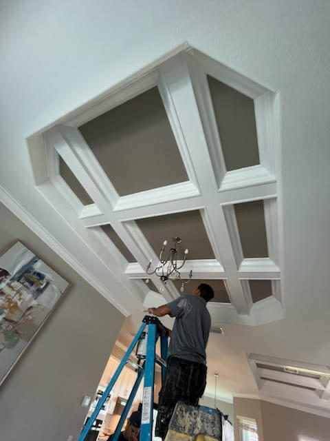 Marvin Painting Ceiling Crown Molding